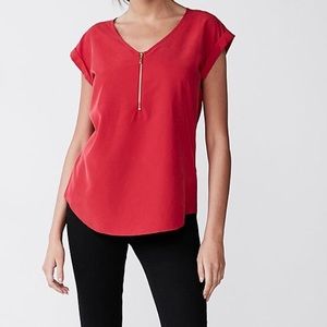 Zip Front Gramercy Tee